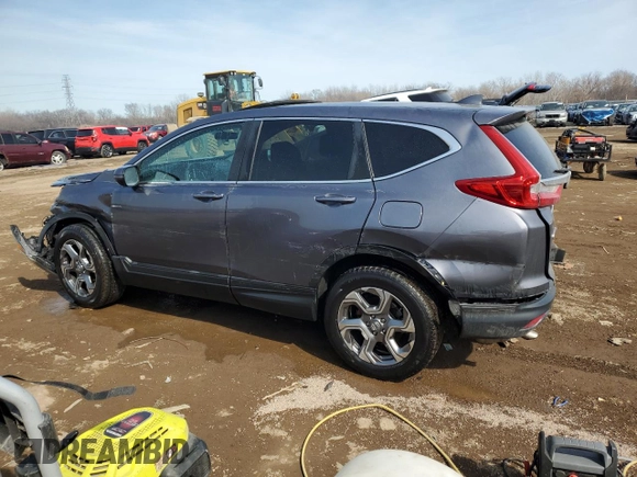 2019 Honda CR-V EX with VIN 5J6RW2H57KL035955, listed as a Copart auction lot 48019615 with 42,107 mi miles and Salvage Title. Bid and sale history available at DreamBid. Image 2.