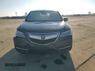 2015 Acura MDX Technology with VIN 5FRYD3H49FB012074, listed as a Copart auction lot 87838855 with 128,601 mi miles and Salvage Title. Bid and sale history available at DreamBid. Image 12.
