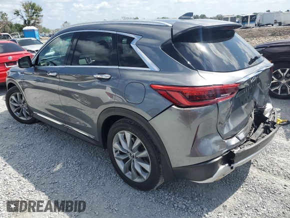 2019 Infiniti QX50 LUXE with VIN 3PCAJ5M16KF133173, listed as a Copart auction lot 54772045 with 59,571 mi miles and Salvage Title. Bid and sale history available at carsss.com. Image 2.