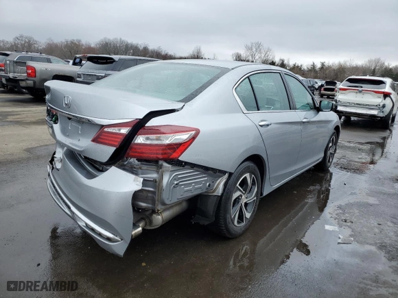 2017 Honda Accord Sedan LX with VIN 1HGCR2F32HA142910, listed as a Copart auction lot 51119035 with 87,883 mi miles and Salvage Title. Bid and sale history available at carsss.com. Image 3.