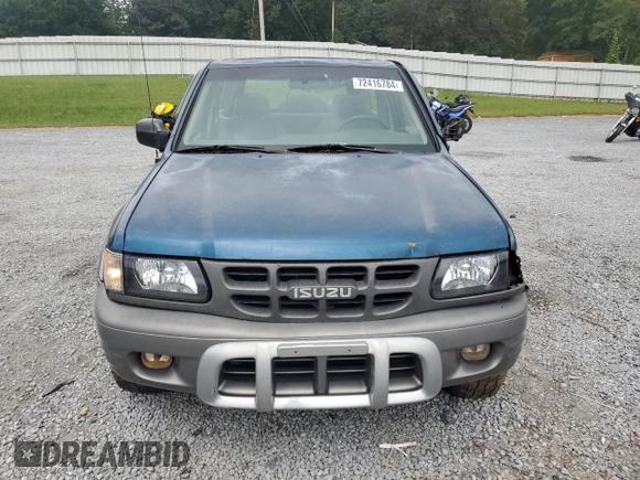 2001 Isuzu Rodeo with VIN 4S2CM57WX14307912, listed as a Copart auction lot 72416784 with 170,522 mi miles and Salvage title. Bid and sale history available at DreamBid. Image 5.
