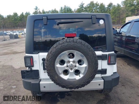 2015 Jeep Wrangler Unlimited Sahara with VIN 1C4HJWEG6FL556460, listed as a IAAI auction lot 42066648 with 54,747 mi miles. Bid and sale history available at carsss.com. Image 17.