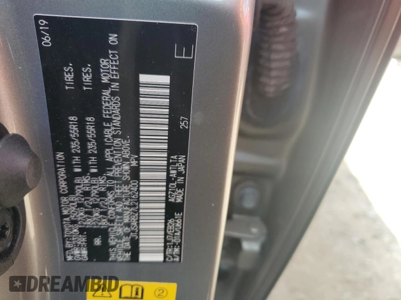 2020 Lexus NX 300 F Sport with VIN JTJSARBZ7L2162400, listed as a Copart auction lot 62706025 with 49,303 mi miles and Non repairable. Bid and sale history available at DreamBid. Image 13.