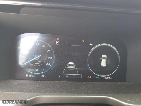 2023 Kia Sorento Plug-In Hybrid SX Prestige with VIN KNDRMDLH2P5202081, listed as a Copart auction lot 79033324 with 15,094 mi miles and Non Repairable. Bid and sale history available at carsss.com. Image 9.