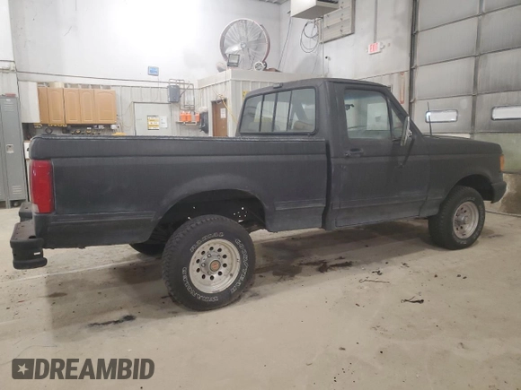 1991 Ford F-150 with VIN 1FTEF14N2MLA69468, listed as a Copart auction lot 49155205 with 22,196 mi miles and Clean Title. Bid and sale history available at carsss.com. Image 3.