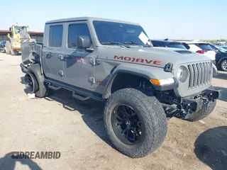 2022 Jeep Gladiator Mojave with VIN 1C6JJTEGXNL155838, listed as a IAAI auction lot 41968917 with 54,495 mi miles and . Bid and sale history available at DreamBid. Image 1.