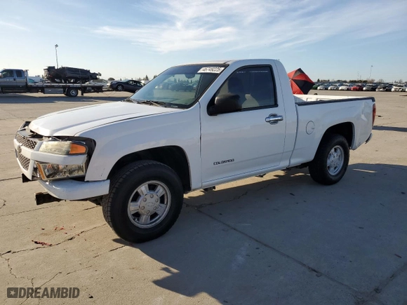 2005 Chevrolet Colorado Z85 with VIN 1GCCS148358211702, listed as a Copart auction lot 46749225 with 209,650 mi miles and Salvage Title. Bid and sale history available at carsss.com. Image 1.