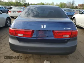 2005 Honda Accord EX with VIN 1HGCM56735A007014, listed as a Copart auction lot 54558455 with 237,511 mi miles and Salvage Title. Bid and sale history available at DreamBid. Image 6.