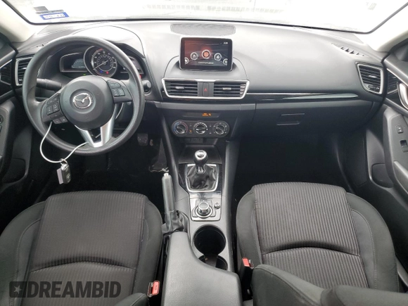 2016 Mazda 3 i Sport with VIN 3MZBM1K76GM245595, listed as a Copart auction lot 47544095 with 133,996 mi miles and Salvage Title. Bid and sale history available at DreamBid. Image 8.