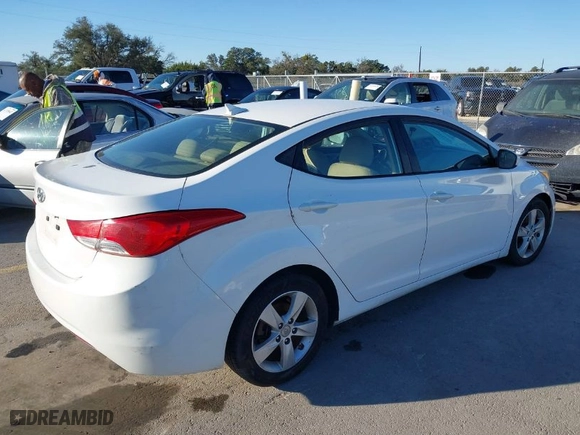 2013 Hyundai Elantra Limited with VIN 5NPDH4AE9DH369878, listed as a IAAI auction lot 41766115 with 222,777 mi miles. Bid and sale history available at carsss.com. Image 4.