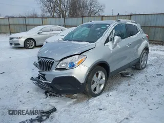 2015 Buick Encore with VIN KL4CJASB5FB257483, listed as a IAAI auction lot 41595174 with 91,826 mi miles. Bid and sale history available at carsss.com. Image 17.