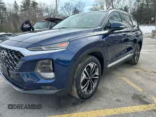 2019 Hyundai Santa Fe Ultimate with VIN 5NMS5CAA5KH052200, listed as a Copart auction lot 47999615 with 102,759 mi miles and Clean Title. Bid and sale history available at carsss.com. Image 1.