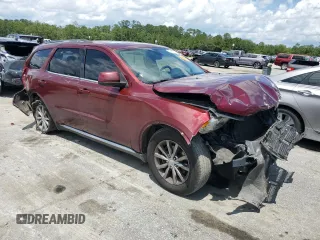 2016 Dodge Durango SXT with VIN 1C4RDHAG0GC466736, listed as a Copart auction lot 59437525 with 221,856 mi miles and Salvage title. Bid and sale history available at DreamBid. Image 4.