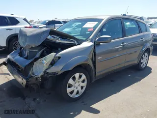 2005 Pontiac Vibe with VIN 5Y2SL638X5Z478773, listed as a IAAI auction lot 41901971 with 202,443 mi miles. Bid and sale history available at carsss.com. Image 2.