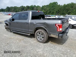 2016 Ford F-150 XL with VIN 1FTEW1CF0GKD26664, listed as a Copart auction lot 60798385 with 117,059 mi miles and Salvage title. Bid and sale history available at DreamBid. Image 2.