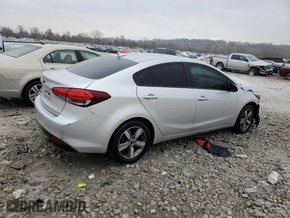 2018 Kia Forte LX with VIN 3KPFL4A72JE174343, listed as a Copart auction lot 82365594 with 128,306 mi miles and Salvage Title. Bid and sale history available at carsss.com. Image 3.