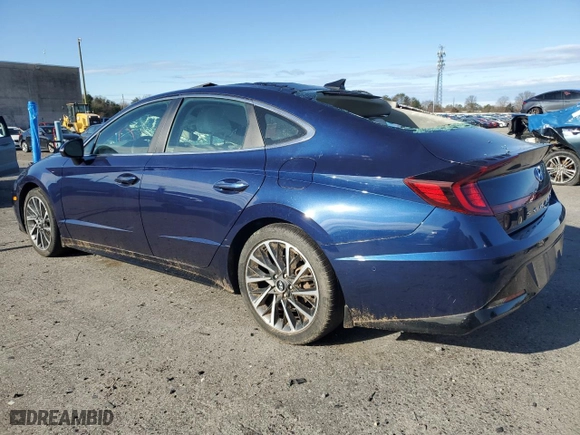 2022 Hyundai Sonata Limited with VIN 5NPEH4J20NH138234, listed as a Copart auction lot 46276105 with 48,886 mi miles and Salvage Title. Bid and sale history available at carsss.com. Image 2.
