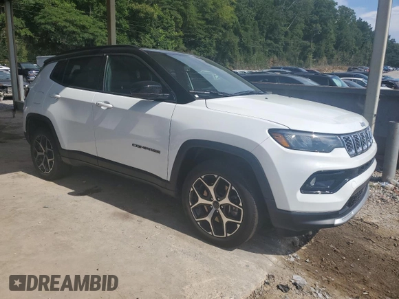 2025 Jeep Compass Limited with VIN 3C4NJDCN6ST511638, listed as a Copart auction lot 63121135 with 16,324 mi miles and Clean title. Bid and sale history available at DreamBid. Image 4.