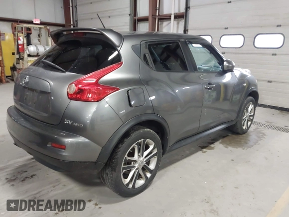 2011 Nissan Juke SL with VIN JN8AF5MV1BT028708, listed as a IAAI auction lot 42001833 with 167,580 mi miles. Bid and sale history available at carsss.com. Image 4.
