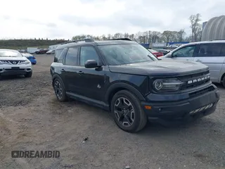 2021 Ford Bronco Sport Outer Banks z VIN 3FMCR9C65MRA88763, wystawiony jako IAAI lot #42113358 z przebiegiem 17 495 mil mil oraz . Historia ofert i sprzedaży dostępna na DreamBid. Obrazek 1.