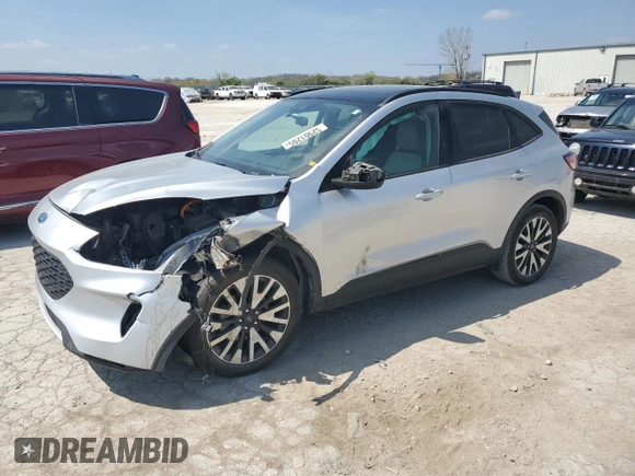 2020 Ford Escape SE Sport Hybrid with VIN 1FMCU0BZ5LUA15373, listed as a Copart auction lot 52901205 with 83,154 mi miles and Salvage Title. Bid and sale history available at DreamBid. Image 1.
