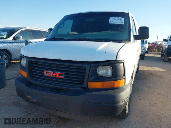 2007 GMC Savana Cargo Van with VIN 1GTGG29V571131451, listed as a IAAI auction lot 41455030 with 336,397 mi miles. Bid and sale history available at carsss.com. Image 6.