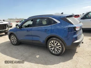 2022 Ford Escape Titanium with VIN 1FMCU9J99NUC00258, listed as a Copart auction lot 54133085 with 16,647 mi miles and Salvage title. Bid and sale history available at DreamBid. Image 2.