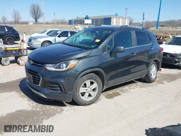 2018 Chevrolet Trax LT with VIN 3GNCJLSB5JL203424, listed as a IAAI auction lot 41738583 with 115,026 mi miles. Bid and sale history available at carsss.com. Image 2.