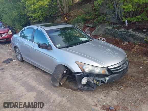 2011 Honda Accord EX-L with VIN 1HGCP3F86BA025944, listed as a IAAI auction lot 42301222 with 114,797 mi miles and . Bid and sale history available at DreamBid. Image 1.