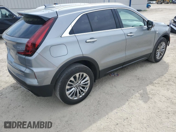 2024 Cadillac XT4 FWD Premium Luxury with VIN 1GYFZCR48RF169081, listed as a Copart auction lot 52429215 with 13,630 mi miles and Salvage title. Bid and sale history available at DreamBid. Image 3.