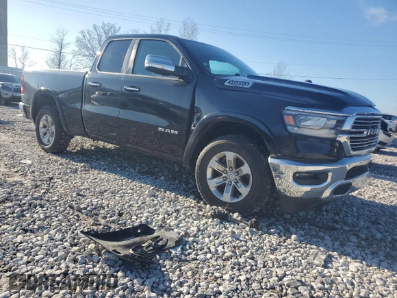 2020 Ram 1500 Laramie with VIN 1C6SRFDT3LN261630, listed as a Copart auction lot 86436234 with 0 mi miles and Clean Title. Bid and sale history available at carsss.com. Image 4.