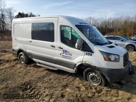 2019 Ford Transit with VIN 1FTYR2CM9KKA45612, listed as a Copart auction lot 54019985 with Not Provided miles and Salvage Title. Bid and sale history available at carsss.com. Image 4.