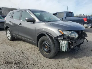 2016 Nissan Rogue SV with VIN 5N1AT2MV8GC919892, listed as a Copart auction lot 48593215 with 116,191 mi miles and Salvage Title. Bid and sale history available at carsss.com. Image 4.