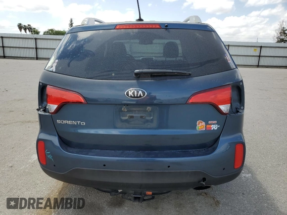 2014 Kia Sorento LX with VIN 5XYKT4A79EG483444, listed as a Copart auction lot 54548875 with 110,461 mi miles and Salvage Title. Bid and sale history available at carsss.com. Image 6.