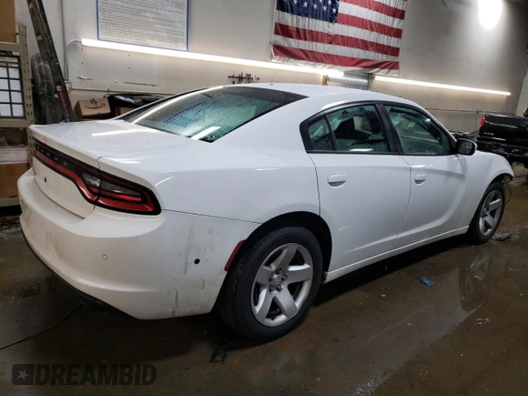2019 Dodge Charger Police with VIN 2C3CDXAG7KH658925, listed as a Copart auction lot 37497773 with 43,298 mi miles and . Bid and sale history available at DreamBid. Image 3.