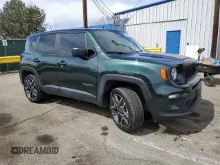 2021 Jeep Renegade Upland Edition with VIN ZACNJDAB1MPM46410, listed as a Copart auction lot 51080655 with 27,954 mi miles and Salvage Title. Bid and sale history available at carsss.com. Image 4.