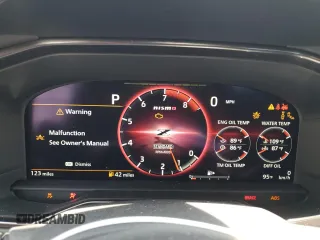 2024 Nissan Z Nismo с VIN JN1BZ4CH8RM363453, выставлен на аукционе Copart как лот 54131365 с пробегом 123 миль миль и Списание • Salvage title. История ставок и продаж доступна на DreamBid. Изображение 9.