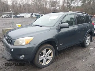 2007 Toyota RAV4 Sport with VIN JTMBK32V775040554, listed as a IAAI auction lot 41962420 with 163,905 mi miles. Bid and sale history available at carsss.com. Image 2.