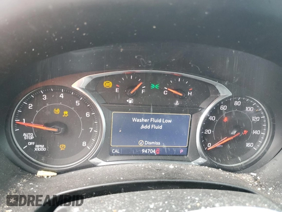 2020 GMC Terrain SLT with VIN 3GKALVEV5LL265232, listed as a Copart auction lot 46223335 with 94,704 mi miles and Salvage title. Bid and sale history available at DreamBid. Image 9.