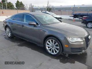 2012 Audi A7 Premium Plus with VIN WAUYGAFC3CN130168, listed as a IAAI auction lot 41647698 with 118,295 mi miles and . Bid and sale history available at DreamBid. Image 1.