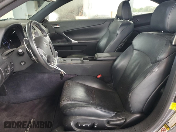 2013 Lexus IS 250 C with VIN JTHFF2C20D2528955, listed as a Copart auction lot 55382295 with 108,397 mi miles and Salvage title. Bid and sale history available at DreamBid. Image 7.