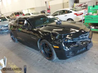 2013 Chevrolet Camaro LS with VIN 2G1FE1E35D9106243, listed as a IAAI auction lot 41556418 with 106,935 mi miles. Bid and sale history available at carsss.com. Image 1.