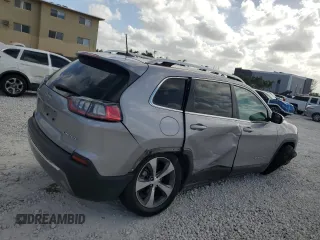 2020 Jeep Cherokee Limited with VIN 1C4PJLDB2LD577103, listed as a Copart auction lot 51555725 with 170,878 mi miles and Salvage title. Bid and sale history available at DreamBid. Image 3.