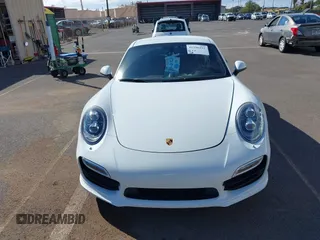 2015 Porsche 911 Turbo S with VIN WP0AD2A98FS167057, listed as a IAAI auction lot 41296392 with 1 mi miles. Bid and sale history available at carsss.com. Image 6.