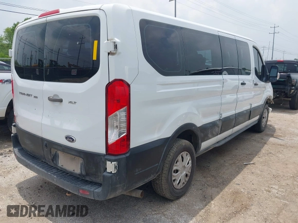 2021 Ford Transit Passenger XL with VIN 1FBAX2Y88MKA13051, listed as a IAAI auction lot 42173862 with 73,507 mi miles. Bid and sale history available at carsss.com. Image 4.