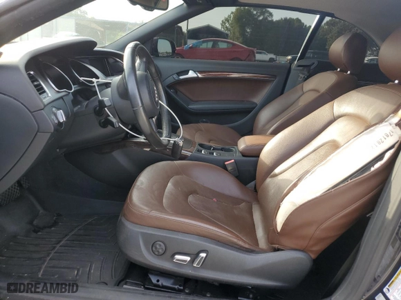 2013 Audi A5 Premium Plus with VIN WAULFAFH0DN002478, listed as a Copart auction lot 67846334 with 100,929 mi miles and Salvage Title. Bid and sale history available at carsss.com. Image 7.