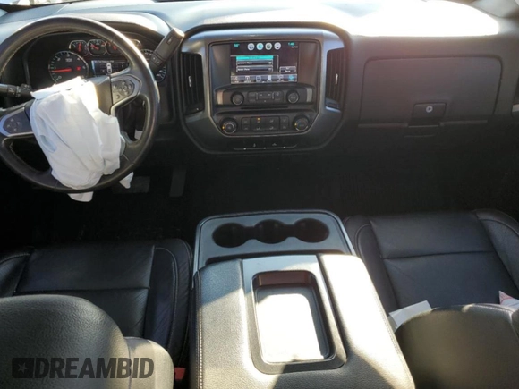2018 Chevrolet Silverado 1500 LT with VIN 1GCUKREC5JF152017, listed as a Copart auction lot 85677374 with 91,289 mi miles and Salvage Title. Bid and sale history available at DreamBid. Image 8.
