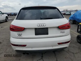 2015 Audi Q3 2.0T Premium Plus with VIN WA1EFCFS9FR009843, listed as a Copart auction lot 51218455 with 118,381 mi miles and Salvage Title. Bid and sale history available at carsss.com. Image 6.