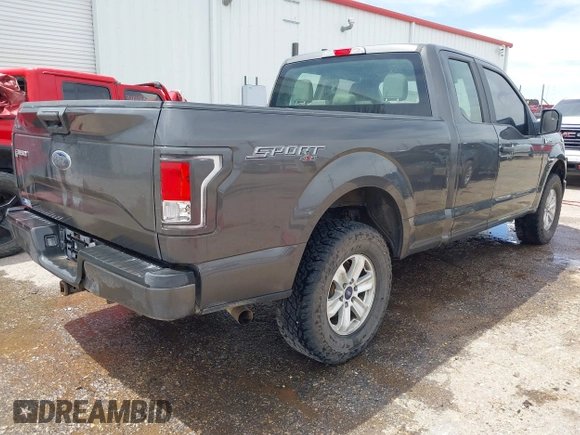 2017 Ford F-150 XL with VIN 1FTFX1EF7HKC36699, listed as a IAAI auction lot 42018011 with 181,221 mi miles. Bid and sale history available at carsss.com. Image 4.
