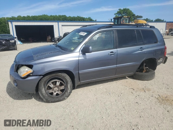 2003 Toyota Highlander z VIN JTEHF21A730104876, wystawiony jako Copart lot #56011645 z przebiegiem 176 829 mil mil oraz Czysty tytuł • Clean title. Historia ofert i sprzedaży dostępna na DreamBid. Obrazek 1.